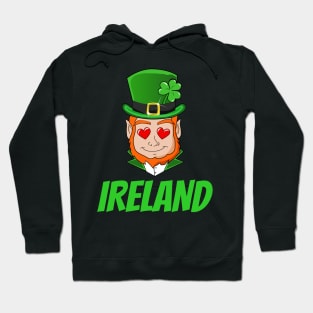 Funny Saint Patricks Day love Ireland Leprechaun Hoodie